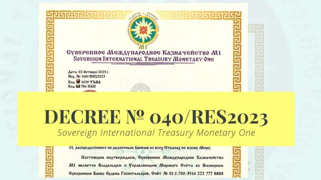 SITM1 Decree No. 040/RES2023