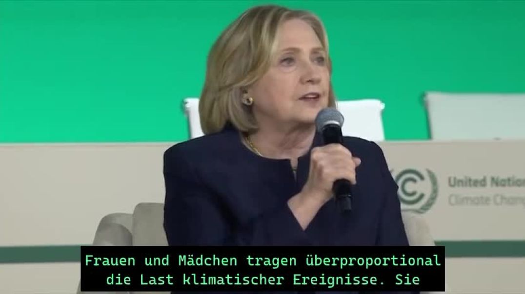 Хиллари Клинтон пытается представить «климатические изменения» в новых ужасающих красках: