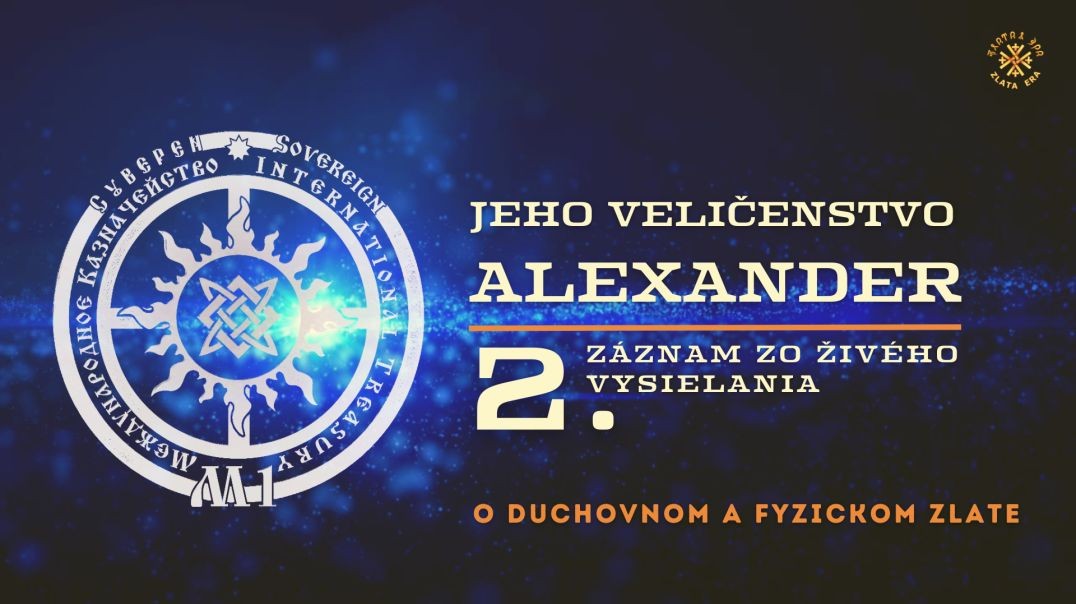 02 | J. V. Alexander o duchovnom a fyzickom zlate